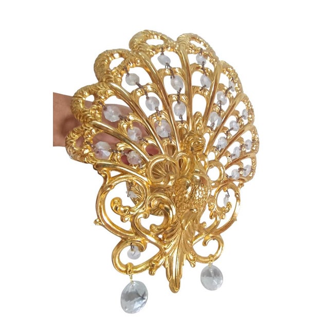 1950s Peacock Lamps by Ernst Palme for Palwa, 1950s, Set of 2 For Sale - Image 5 of 8