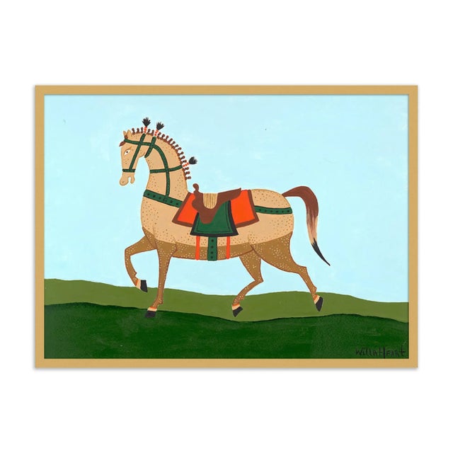 Willa Heart Augustus Bergamot by Willa Heart in Gold Frame, Medium Art Print For Sale - Image 4 of 4