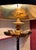 Late 20th Century French Gothic Style Patinated Brass Candelabra Lamp For Sale - Image 9 of 12