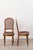 Set of 6 | French Louis XVI Style Dining Chairs With Hand Caned Seats + Backs With Fluted Legs (C. 1920) For Sale - Image 10 of 10