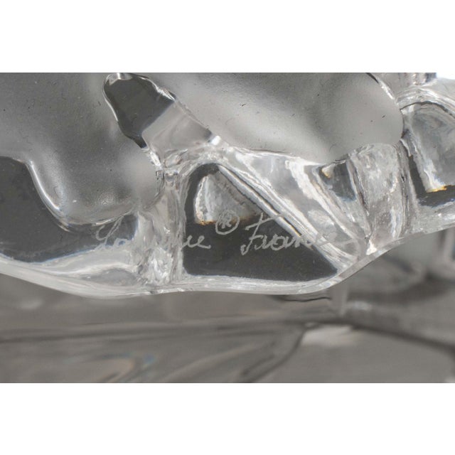 Lalique Crystal "Champs-Elysees" Two-Tier Chandelier For Sale - Image 13 of 13