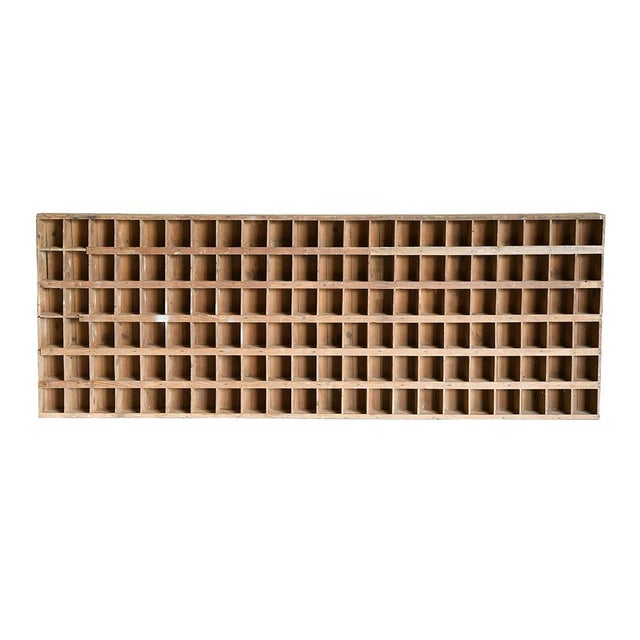 Workshop Furniture with 132 Wooden Lockers For Sale - Image 9 of 9