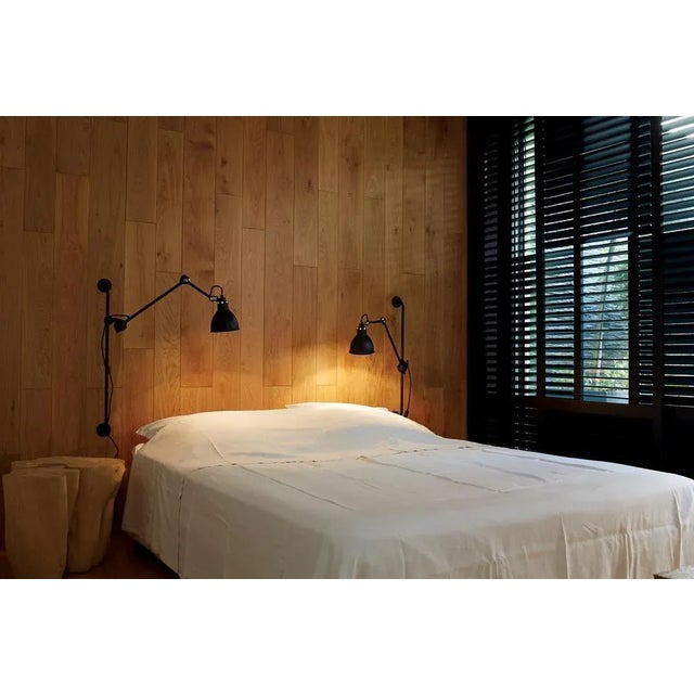 Blue Lampe Gras N° 210 Wall Lamp by Bernard-Albin Gras For Sale - Image 4 of 7