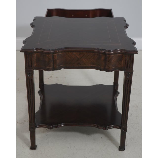 Theodore Alexander 5006-025 Walnut Lamp Table For Sale - Image 16 of 18