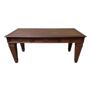 Antique Art Nouveau Desk in Oak, 1915 For Sale