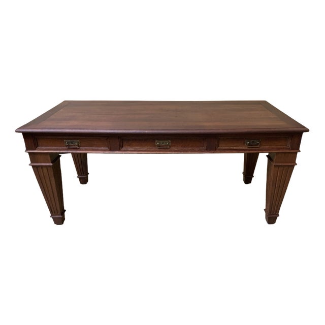 Antique Art Nouveau Desk in Oak, 1915 For Sale