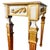 Wood 1950 Italian Florentine Neoclassical Gilt & Cream Small Console Table For Sale - Image 7 of 15