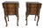Burr Walnut Bedside Tables, 1920s, Set of 2 For Sale
