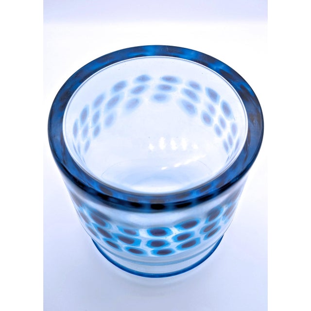Mid-Century Modern Murano Murrine Glass Vase by Antonio Da Ros for Cenedese, 1960s For Sale - Image 4 of 5