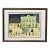 Late 20th Century Jane Currie Clark "Christmas Carolers" Signed Art Serigraph Print Picture For Sale