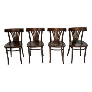 Vintage Bentwood Fan Chairs from ZPM Radomsko, Poland, 1970s For Sale