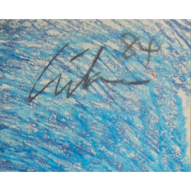 Sculpture Materials 1984 “Miami City Plan” Abstract Mixed Media Drawing Harry Hilson For Sale - Image 7 of 8