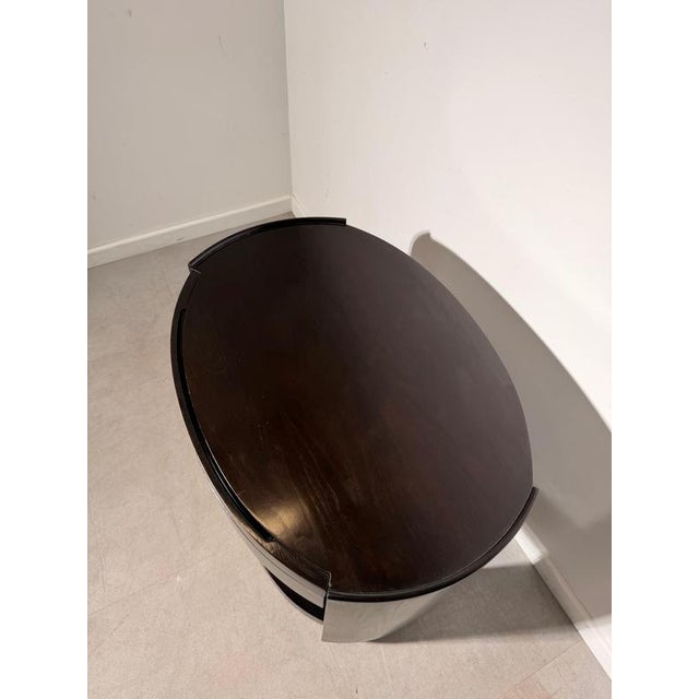 Dark Wood Console Table from McGuire For Sale - Image 5 of 7