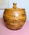 Mid 20th Century Mid-Century Hand Turned Wood Jar Segmented Artisan Signed For Sale - Image 5 of 8