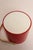 Mid Century Modern Red Vinyl and Birch Insulated Ice Bucket by Georges Briard For Sale - Image 13 of 14