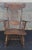 Blue 1950s Anglo Inglo-Indian Carved Walnut Rocking Chairs For Sale - Image 8 of 8