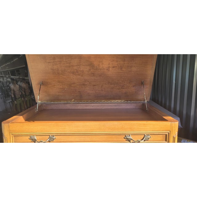 1960s Tall French Lingerie 12 Plus Drawer Dresser For Sale - Image 15 of 17