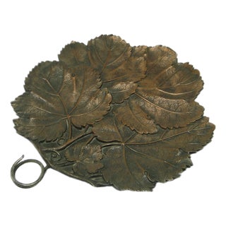 Art Nouveau Silver Plated Cake Shoulder, 1900s For Sale