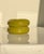 Contemporary Vintage Embossed Simple Linnear Patten in Olive Green Bangles - A Pair For Sale - Image 3 of 3