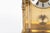 Vintage French Regulator Style Three-Glass Brass Mantel Clock For Sale - Image 4 of 11