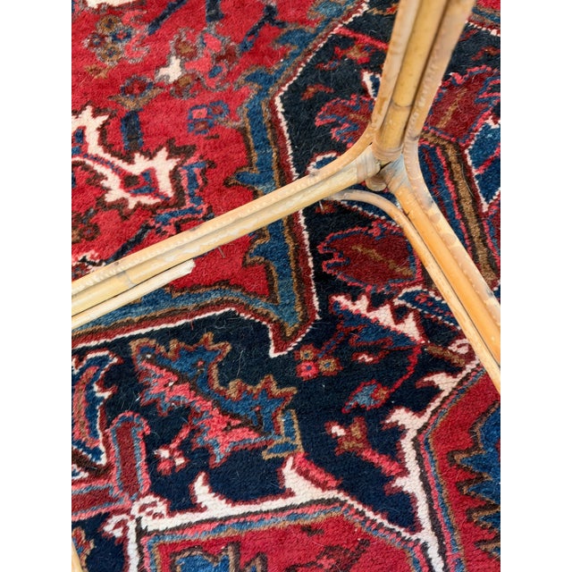 Mid-Century Modern Bamboo Nesting Tables - Set of 3 - McGuire Style For Sale - Image 9 of 10