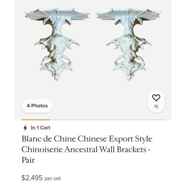 Transform Your Walls Into a Gallery of Classical Artistry With This Striking Pair of Vintage Baroque-Style Architectural Wall Sconces. For Sale - Image 9 of 9