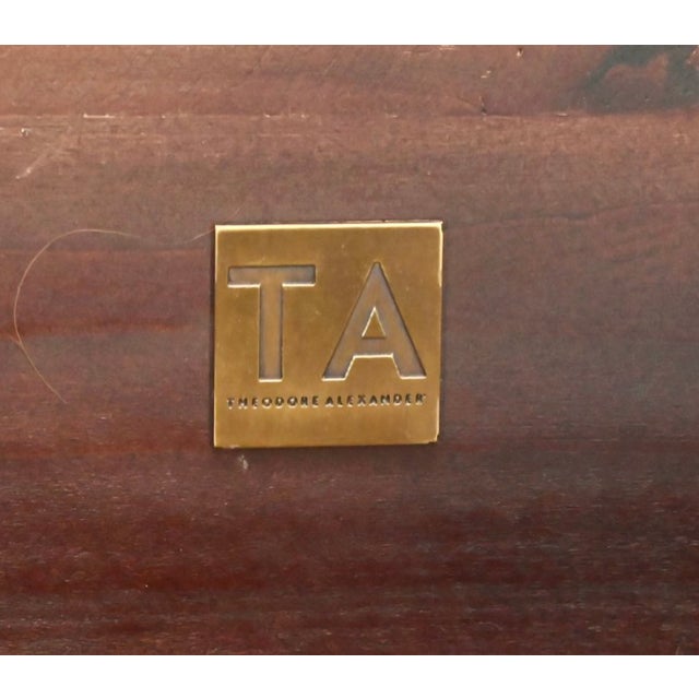 A beautiful Theodore Alexander rustic coffee table with charm and character. Unmatched style abounds with the unique...