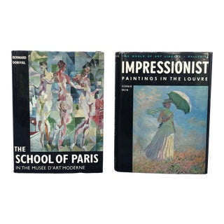 Vintage Coffee Table Art Book Set- Set of 2 For Sale