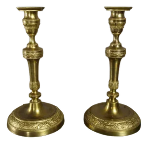 18th Century Louis XVI Candlesticks, Set of 2