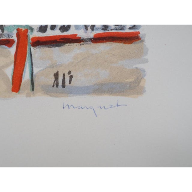 Albert MARQUET Vienna, The Ring, 1947 Original lithograph Signed in ink Numbered / 100 copies On vellum from Lana...