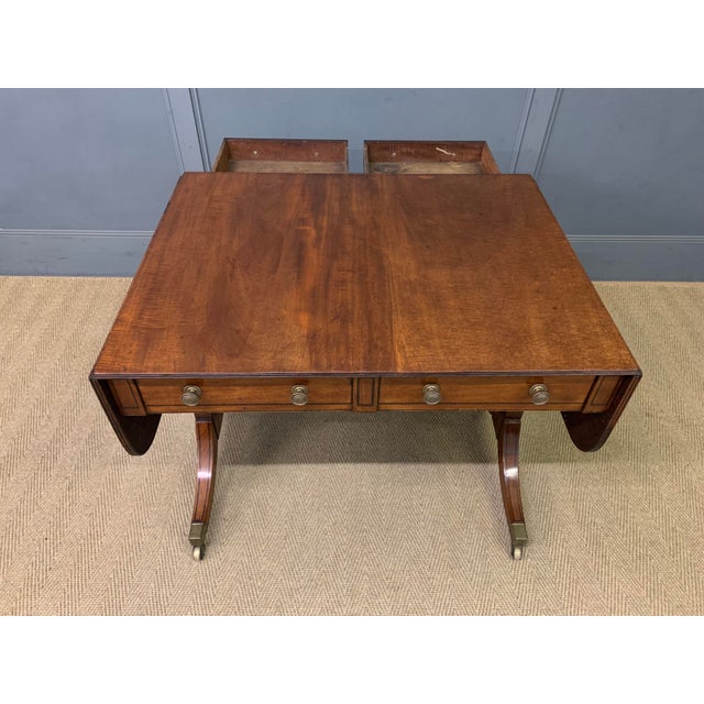 Regency Mahogany Coffee Table, 1810 For Sale - Image 9 of 18