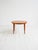 Extendable round teak veneer table with tapered legs. Scandinavian production, 1960s. Extendable round dining table,...
