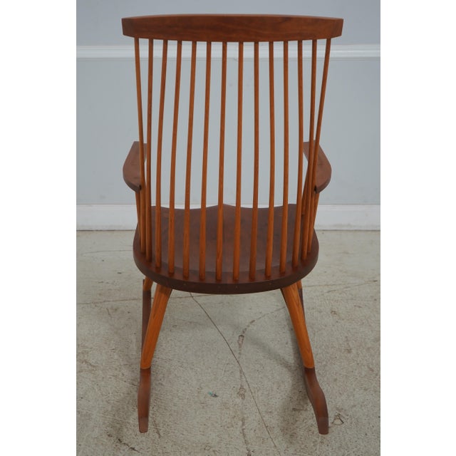 Thomas Moser Studio Made Cherry Rocking Chair | Chairish