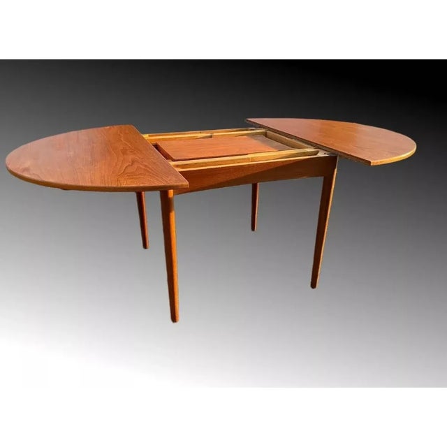 Danish Extendable Dining Table by W. J. Clausen for Brande Mobelfabrik For Sale - Image 12 of 18