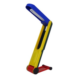 Vintage Italian Folding Table Lamp, 1980s For Sale