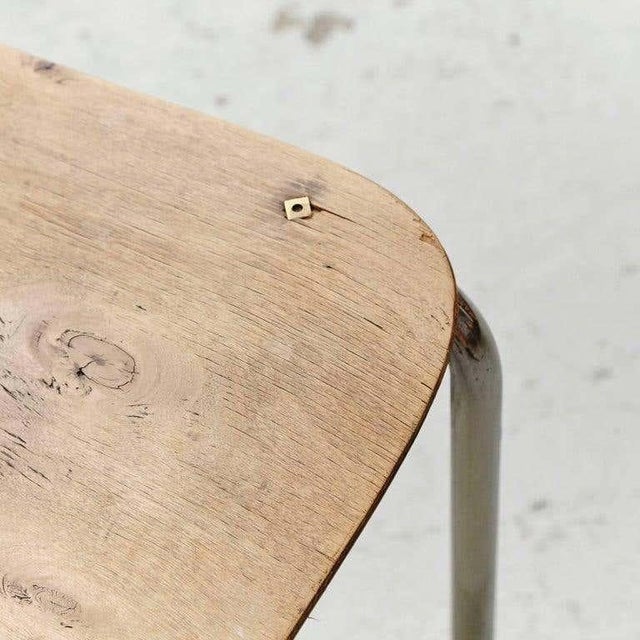 Bauhaus Rationalist Tubular Chair in Wood and Metal, 1930 For Sale - Image 6 of 10