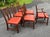 Set of 6 Mid 20th Century Mahogany Chippendale Style Dining Chairs For Sale - Image 4 of 9
