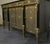 1980s Louis XVI Style Hollywood Regency Sideboard in Burl Wood, Grey Lacquer and Brass, France, 1980s For Sale - Image 5 of 18