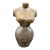 Late 20th Century Carved Wood Female Torso Sculpture For Sale
