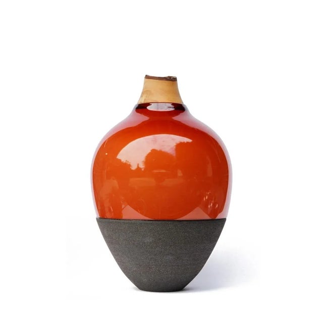 Rosehip tsv4 stacking vessel, pia wüstenberg. Dimensions: d 34 x h 57. Materials: glass, wood, ceramic. Available in other...