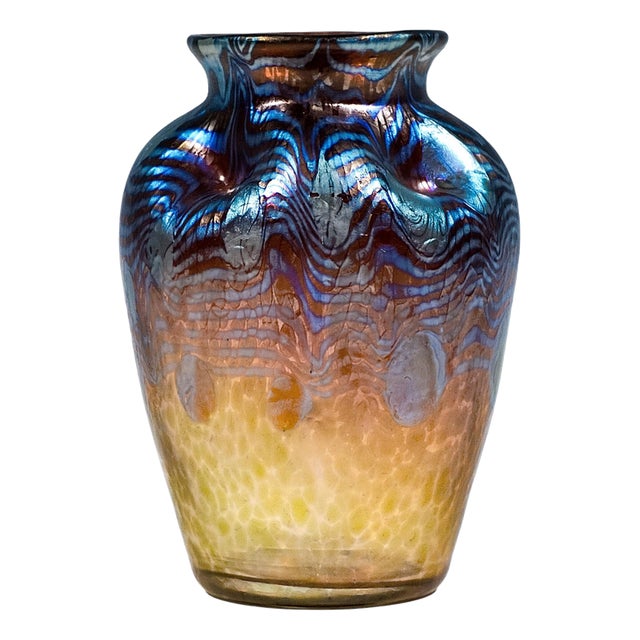 Art Nouveau Vase Argus Phenomenon Gre 2/351 by Johann Lötz, Austria, 1904 For Sale