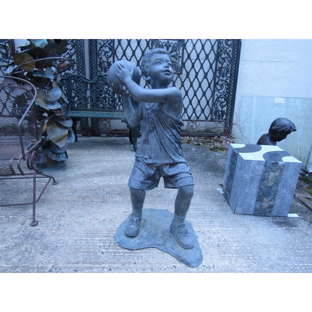 Figurative Basketball Player Sculpture Chairish