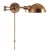 Chapman & Myers for Visual Comfort Signature Boston Swing Arm in Hand-Rubbed Antique Brass with SLG Shade For Sale