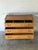 Wood Oak 3 Drawer Dresser Chest With Brass Pulls Mid-Century Modern 1960s For Sale - Image 7 of 11