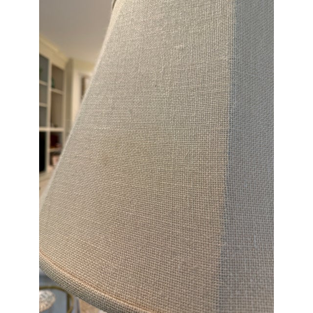 Early 21st Century Large Wood Lamp For Sale - Image 5 of 6
