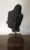 Antique Bronze Bust of Buddha Mounted on a Wood Stand For Sale In New York - Image 6 of 11