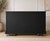 Modern Refinished Black Dresser With Brass Ring Hardware-Modern Classic 9-Drawer Statement Piece For Sale - Image 3 of 7