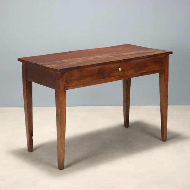 Directoire Walnut Desk, Italy, 19th Century For Sale - Image 10 of 10