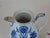 Antique Villeroy Boch Dresden Tea Pot Art Nouveau Poppys Blue and White For Sale - Image 11 of 12