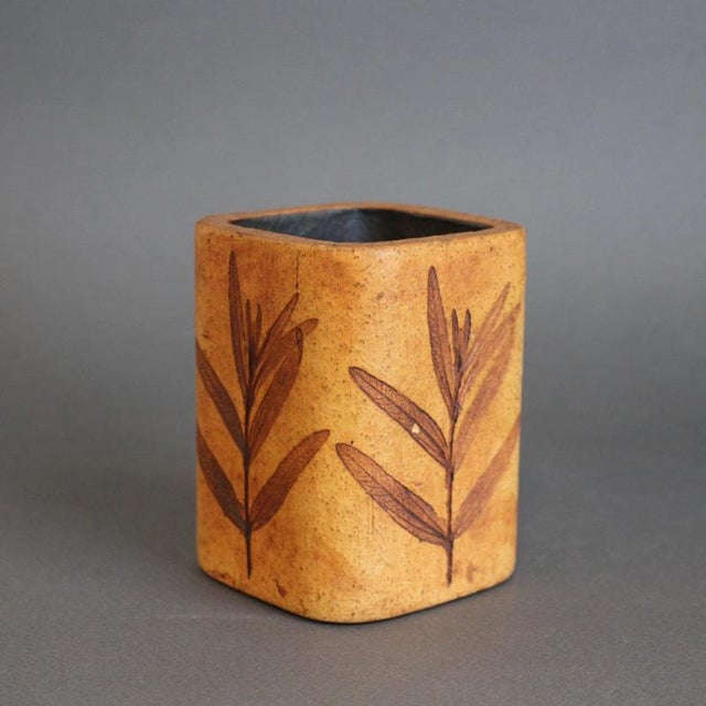 Vintage Stoneware Receptacle by Raymonde Leduc, 1960s For Sale - Image 6 of 8